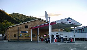 Tankstelle in Dawson City